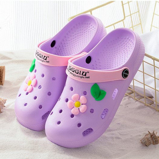 洞洞凉鞋可爱韩版学生防滑拖鞋厚底圆头软妹洞洞鞋