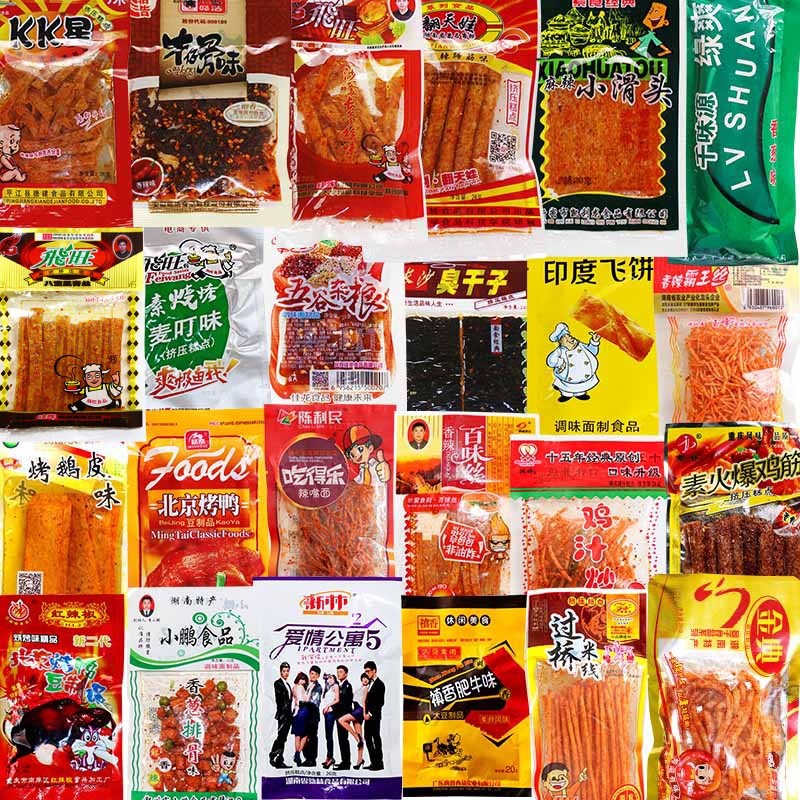 家乡辣狗小山羊辣条蛋扯虾小辣条怀旧8090后混搭校园辣条儿时零食