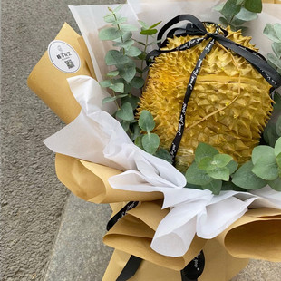 七夕水果表白榴莲花束包装纸西瓜diy材料实用水果包装男女母亲节