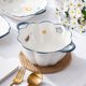 日式创意双耳汤碗家用2023新款大号陶瓷拉面碗泡面碗螺蛳粉碗餐具