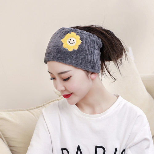 加宽洗脸发套女化妆干发帽宽边头箍好评好店