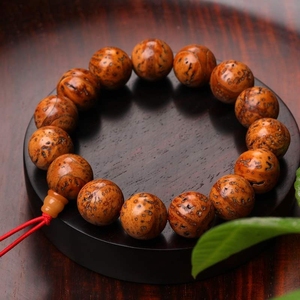 高档尼泊尔手工打磨抛光凤眼菩提子手串龙眼菩提原籽佛珠男女手链