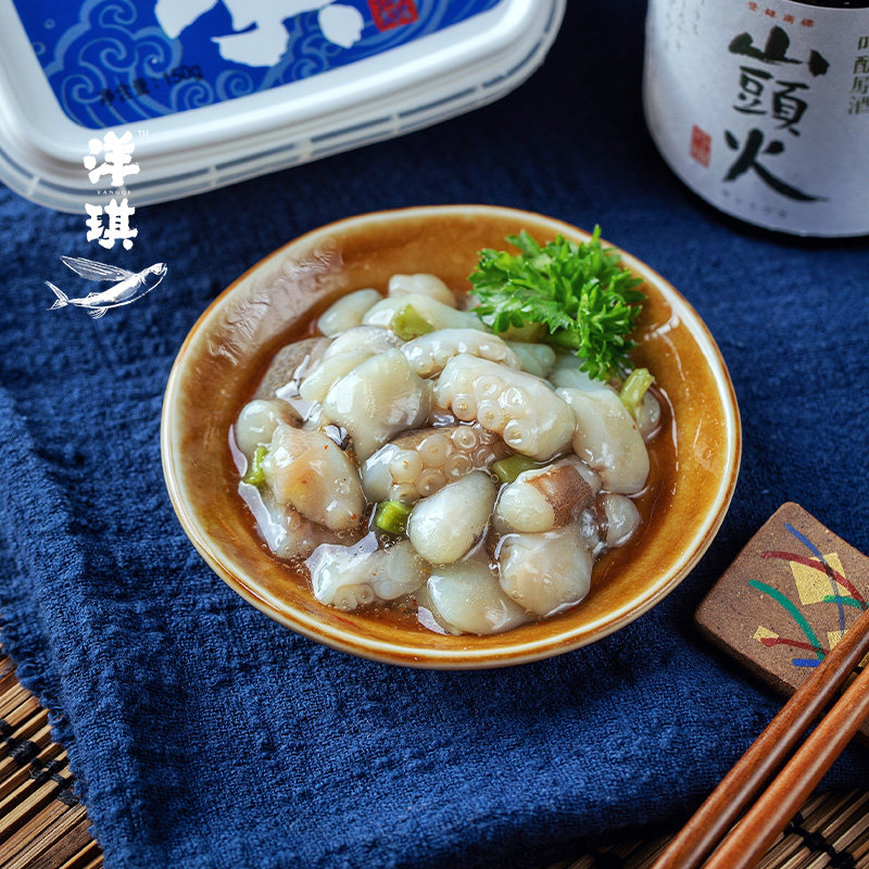 洋琪芥末150g日式下酒菜冷冻章鱼