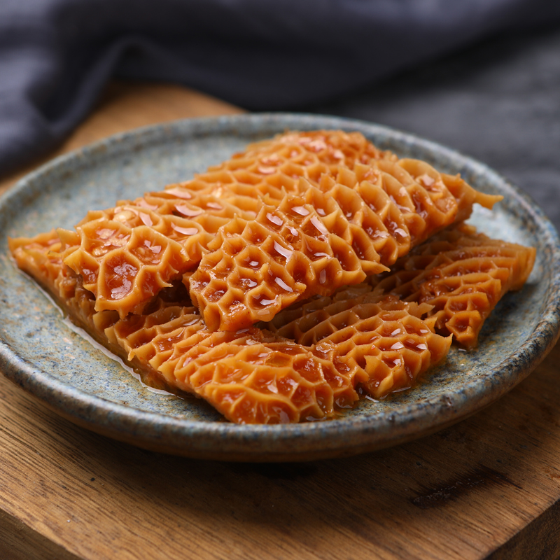 百酱金钱肚广式早茶点心广东特色早餐牛杂黑椒金钱肚牛肚餐饮大包