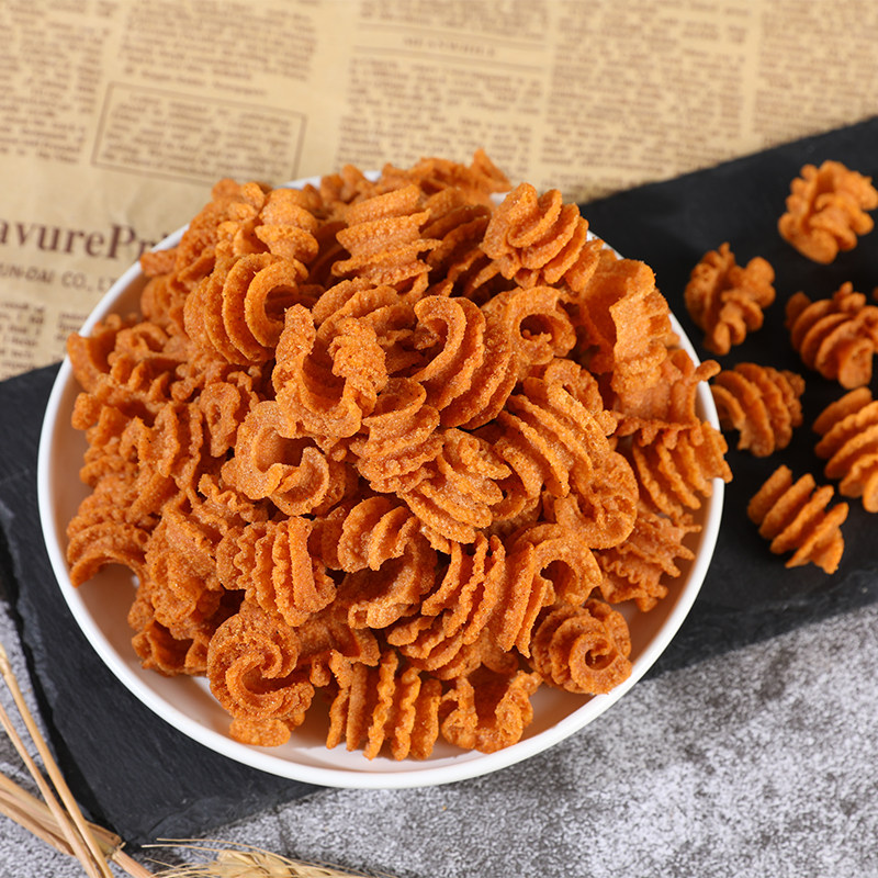 狗牙儿比萨卷可以吃很久的零食188g6包香酥脆零食脆锅巴香辣脆