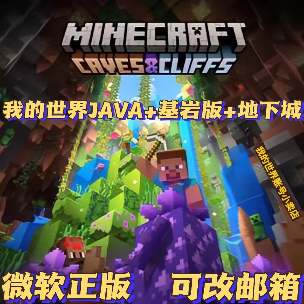 我的世界java国际版 minecraft正版 java 基岩版 官方pc版