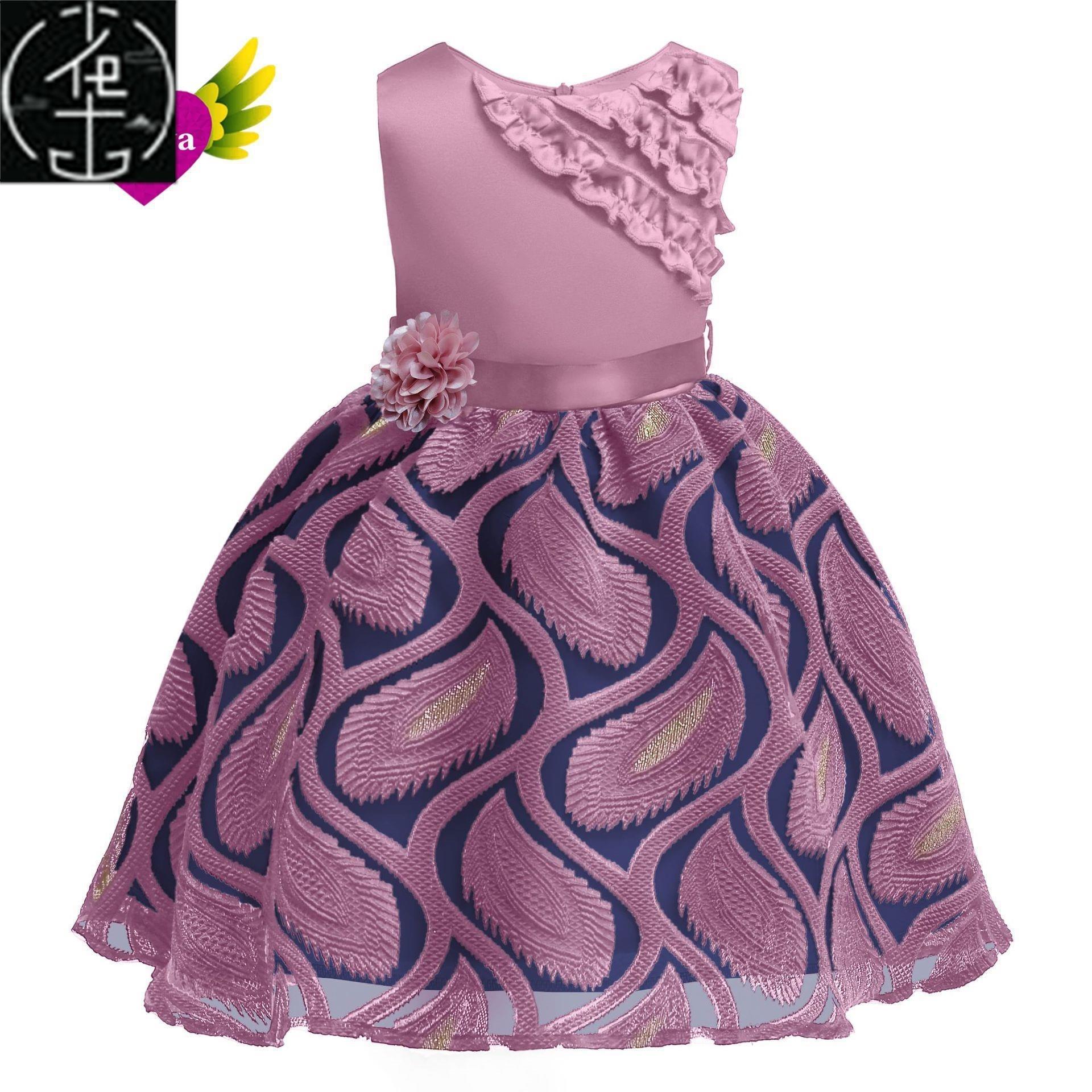 1-10Y Baby Girls Dresses Children Summer Clothes Kids Dress