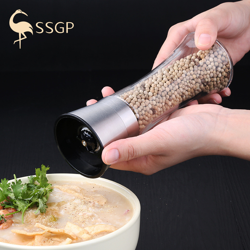 Grinder 304 Stainless steel Pepper Manual pepper Sichuan Pepper pepper Grinding bottle Seasoning bottlesin the Kitchen/Cooking utensils , Kitchen Gadgets/Kitchen storage , Storage jars/Kitchen storage containers , Seasoning bottles category - from Buy2taobao.com to provide professional Taobao agent buy service