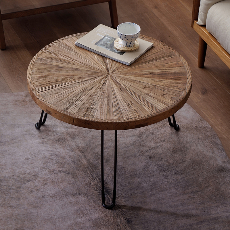 Northern Europe solid wood round table household Small apartment modern Simplicity Tea Service Old Elm Tatami Coffee table Foldablein the Residential furniture , Tables , Folding table category - from Buy2taobao.com to provide professional Taobao agent buy service