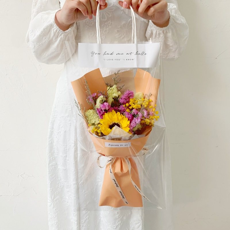 创意网红干花送妈妈朋友闺蜜精致特别满天星玫瑰小花束母亲节礼物