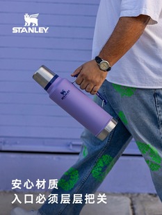 新品stanley304不锈钢户外保温水壶复古户外露营旅行大容量水壶