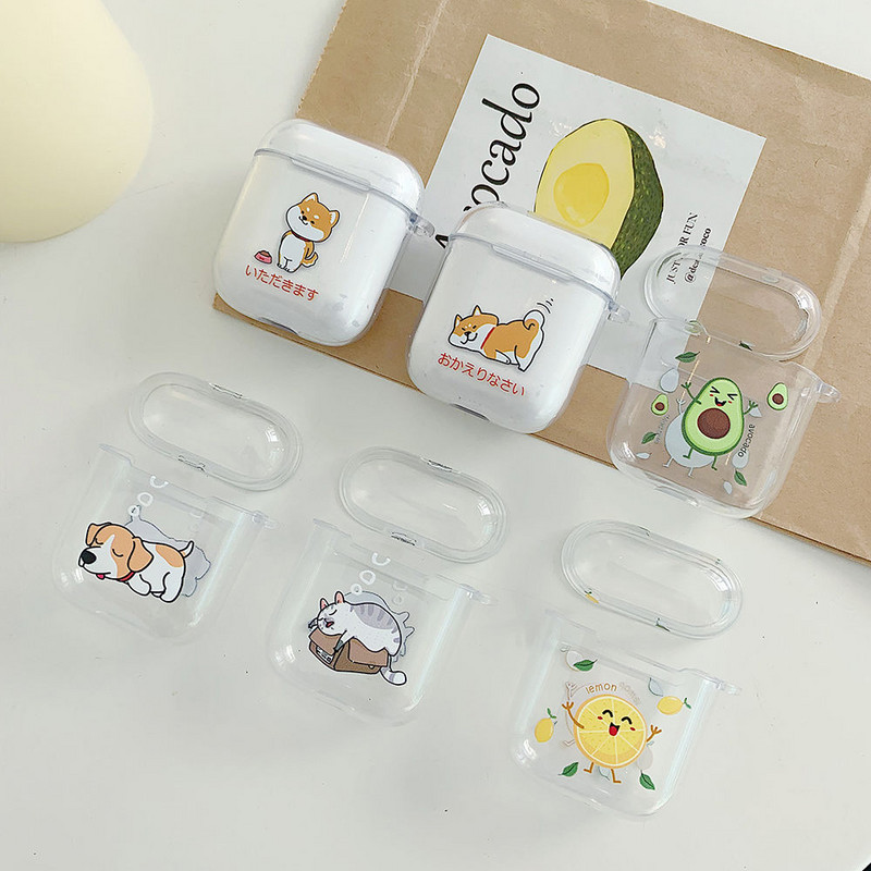 牛油果檸檬貓咪柴犬卡通可愛AirPods2代保護套藍牙無線耳機套1代在類目 服飾配件/皮帶/帽子/圍巾, 鞋包/皮帶配件, 鞋子配件, 鞋帶中 - 來自Buy2taobao.com提供專業的淘寶代購服務