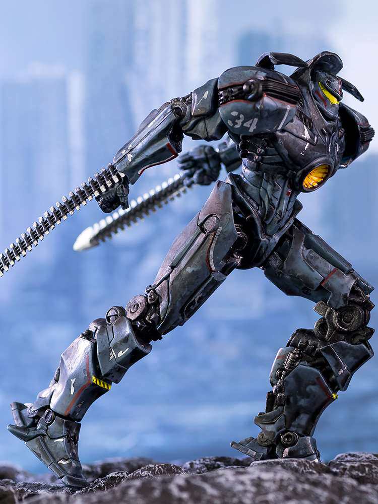 环太平洋美国机甲机器人危险流浪者双刀等离子炮怪兽玩具模型手办 券