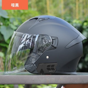 3c认证电动摩托车头盔半盔带蓝牙耳机内置一体四季通用男女安全帽