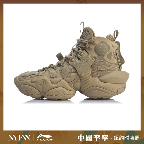 中国李宁纽约时装周走秀重燃ace男运动老爹鞋篮球休闲鞋agbp091