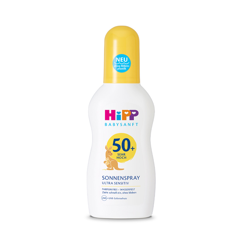 HIPP喜宝柔顺系列倍护低敏防晒喷雾150ml/瓶 2025.07