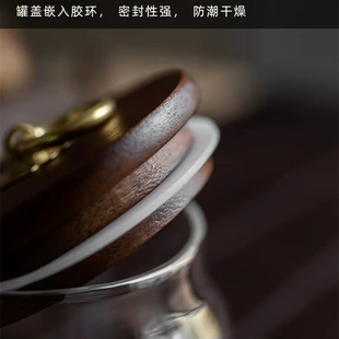 硅胶圈密封圈食品级储物罐玻璃陶瓷罐相思木竹盖子嵌入式橡胶皮圈