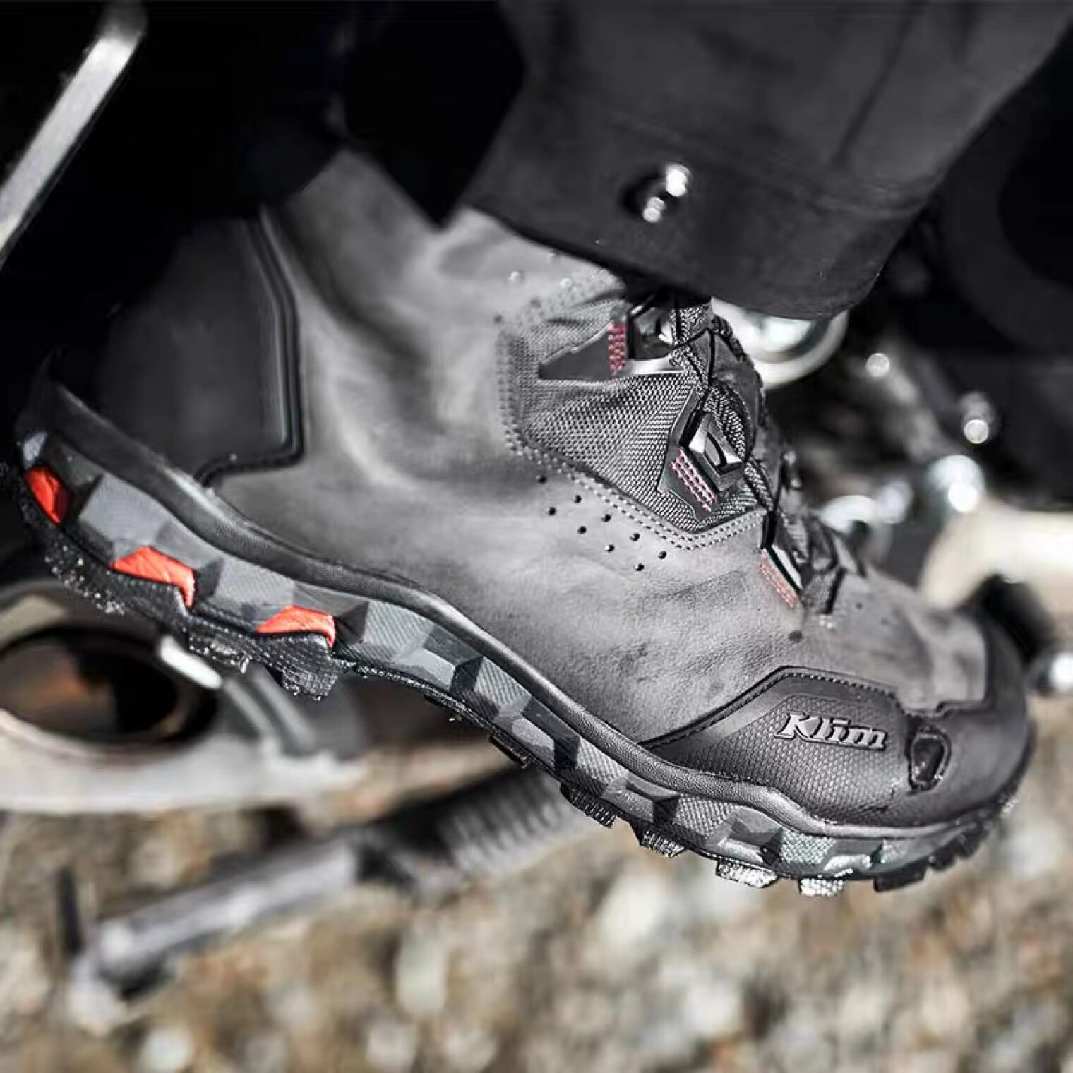 阿拉阿拉伯伯伯klim魔兽摩托车骑行机车赛车鞋子赛车鞋