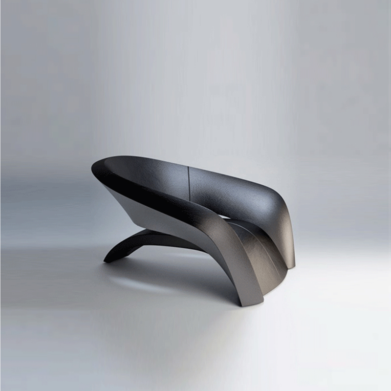 北欧设计师创意软包设计师家用售楼部软装休闲异形玻璃钢飞机椅