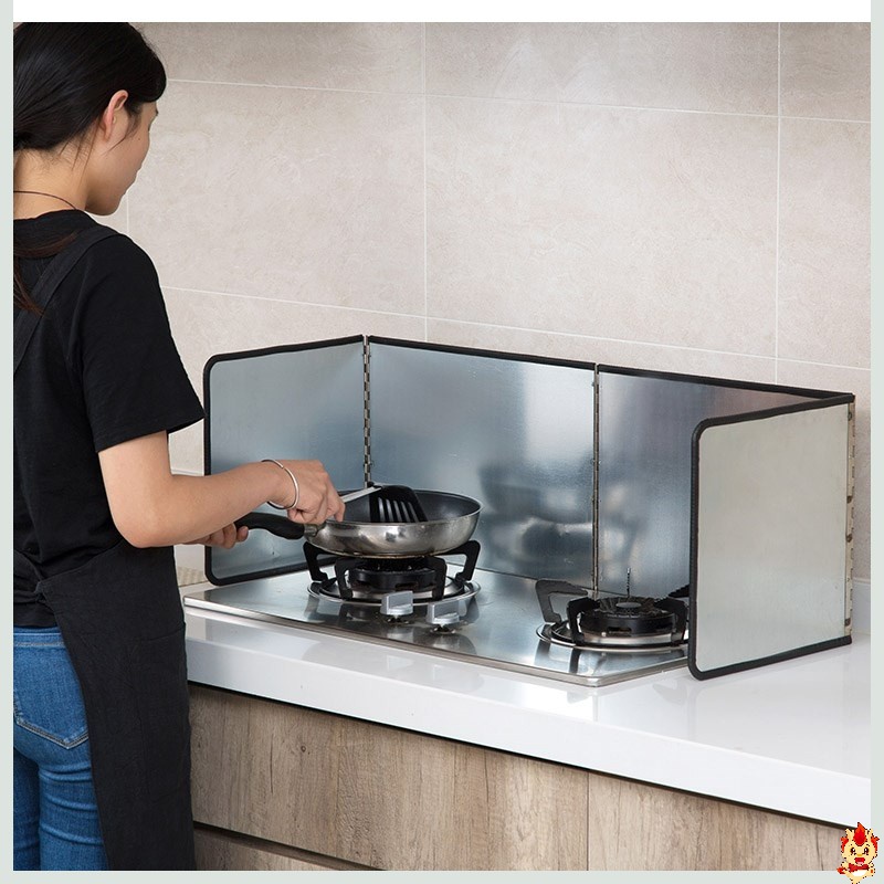 燃气灶防油挡板