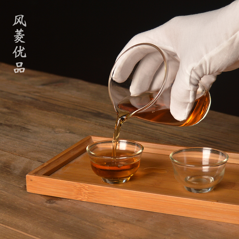 风菱优品 个性日式公道杯茶海 功夫茶具配件耐热玻璃分茶器公杯