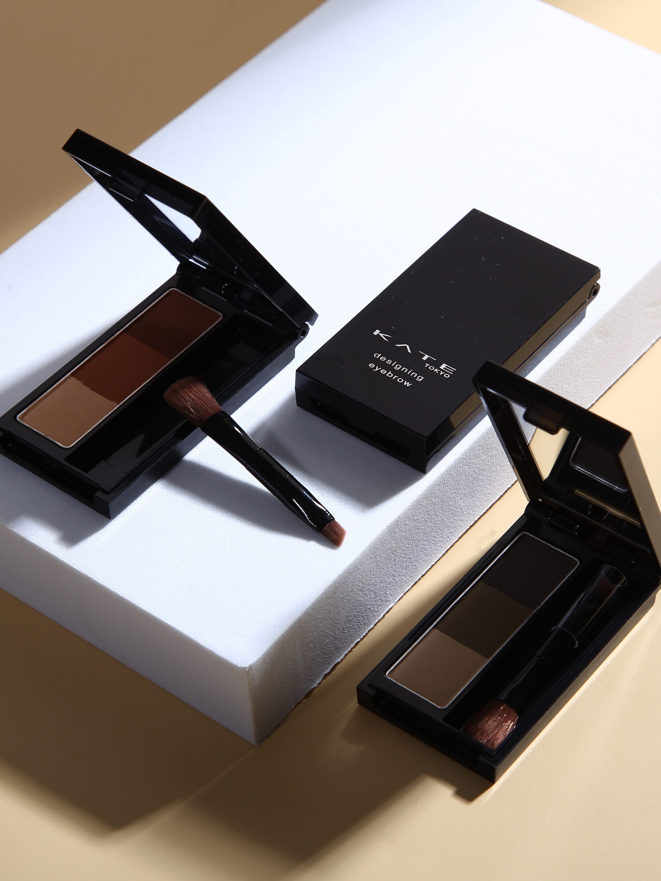 kate眉粉日本嘉娜宝kate3d三色立体眉粉凯婷修容卧蚕不晕染持久