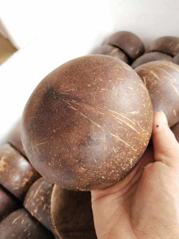 椰壳天然椰子抛光老椰工艺品10cm15cm2个起包椰子壳