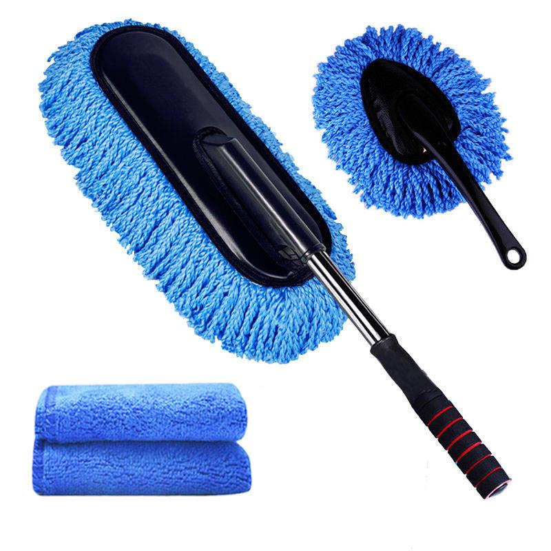 擦车毛巾汽车掸子除尘车掸拖把清洁清洁工工具车掸