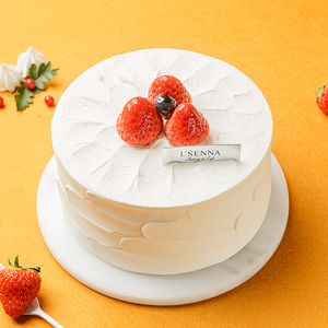 罗森尼娜|内心满芒-新鲜水果 动物奶油戚风蛋糕 长沙生日蛋糕预订