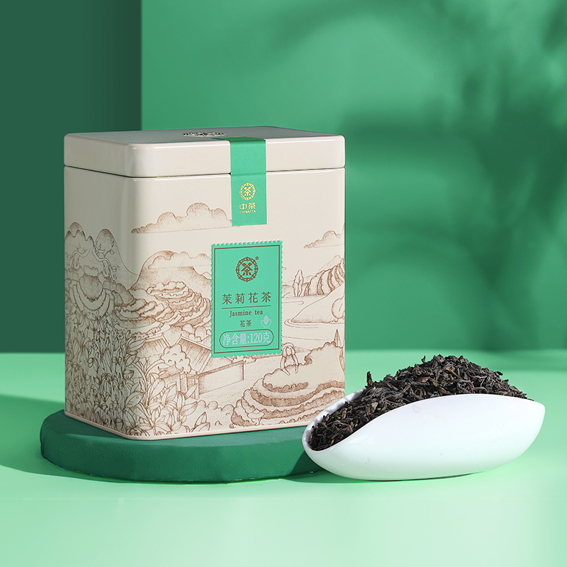 中茶茉莉花茶120g 罐装一级口粮茶招待茶中华老字号|msdalam kategori teh, alternatif/bunga/buah-buahan/pemprosesan semula teh, alternatif/Teh herba - dari Buy2taobao.com untuk memberikan perkhidmatan ejen Taobao profesional membeli