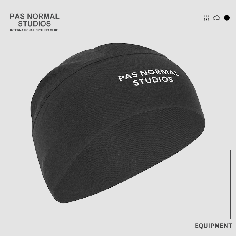 PNS Logo Cycling Beanie Black无檐骑行帽 防风保暖排汗透气小帽