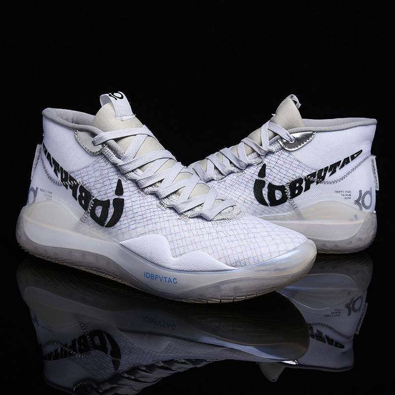 新款 杜兰特男鞋kd13代之星zoom气垫战靴12天使白黑实战nba篮球鞋