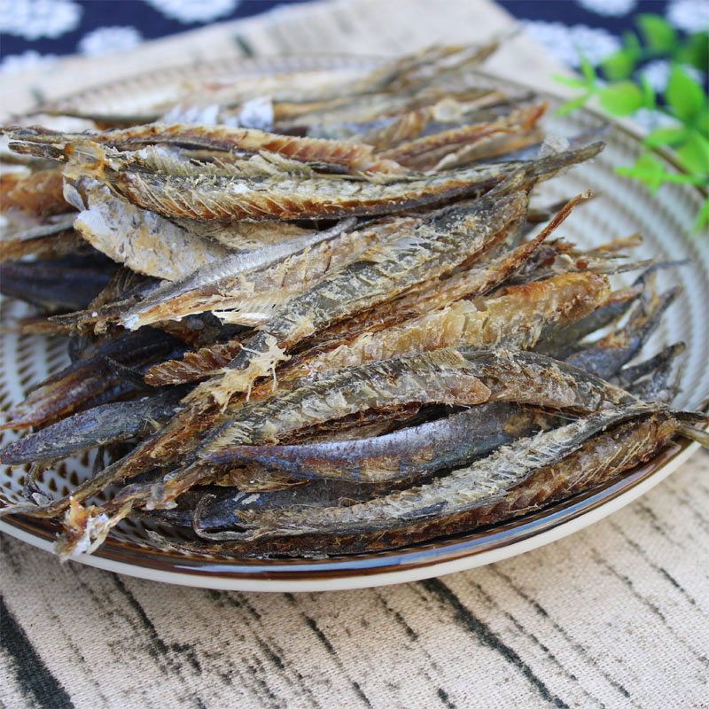 去骨淡干巴浪鱼干1斤 新鲜福建特产即食鳀鱼干小鱼干海鲜