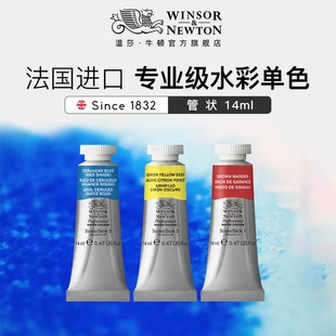 温莎牛顿艺术家水彩颜料14ml法国进口专业级水彩温艺36色单色温莎紫单支管状管装可分装