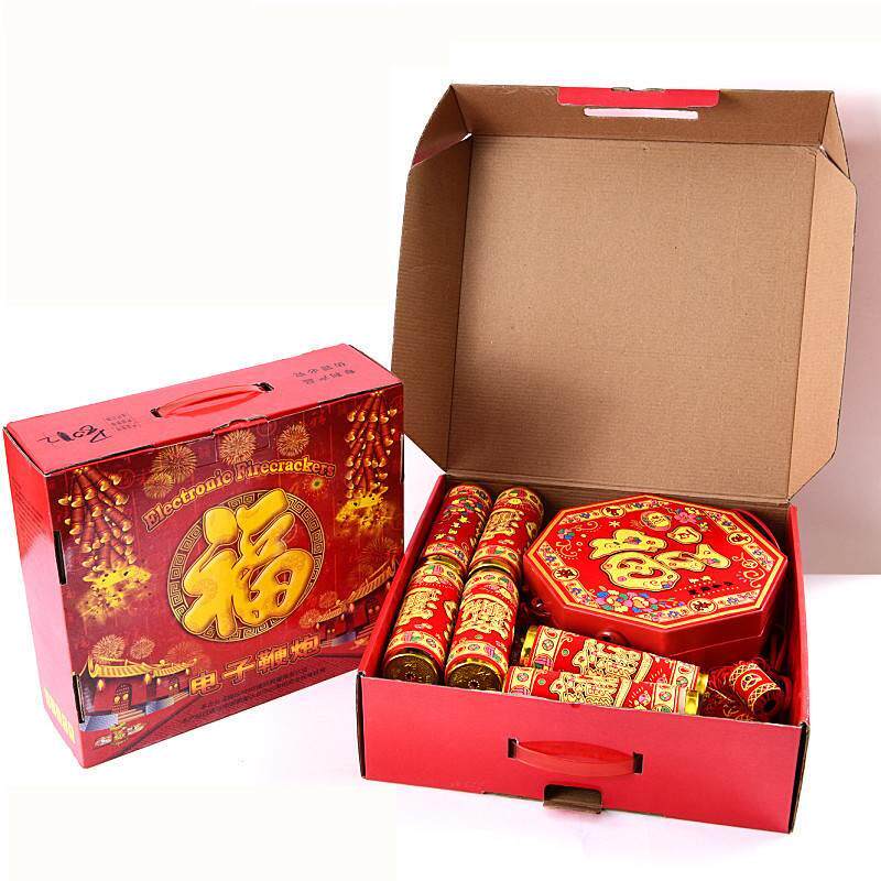 仿真电子鞭炮结婚鞕炮爆竹鞭爆超响带响发声乔迁开业喜庆春节炮仗