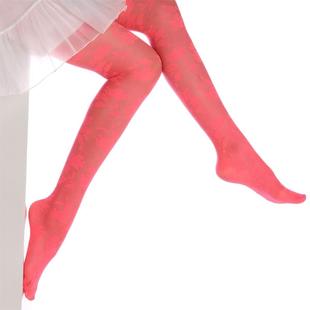 多色玫瑰花彩色丝袜花中花红色性感玫瑰花立体玫瑰薄款彩色连裤袜