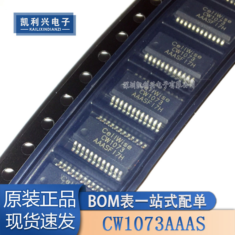 全新原装 CW1073AAAS SSOP24 电池保护 IC 内置MOSFET驱动功能