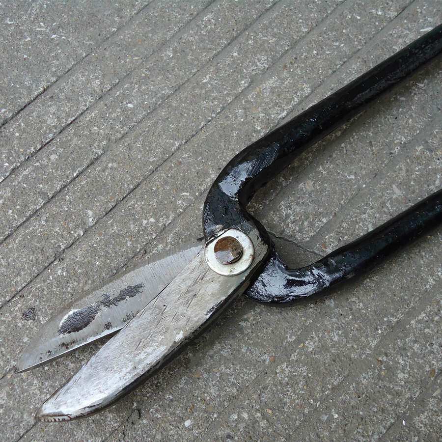 铁皮老式锻打剪刀白铁总长500mm铁皮剪