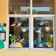 海底世界幼儿园卡通动物装饰布置用品贴纸静电窗花墙贴幼儿园窗贴