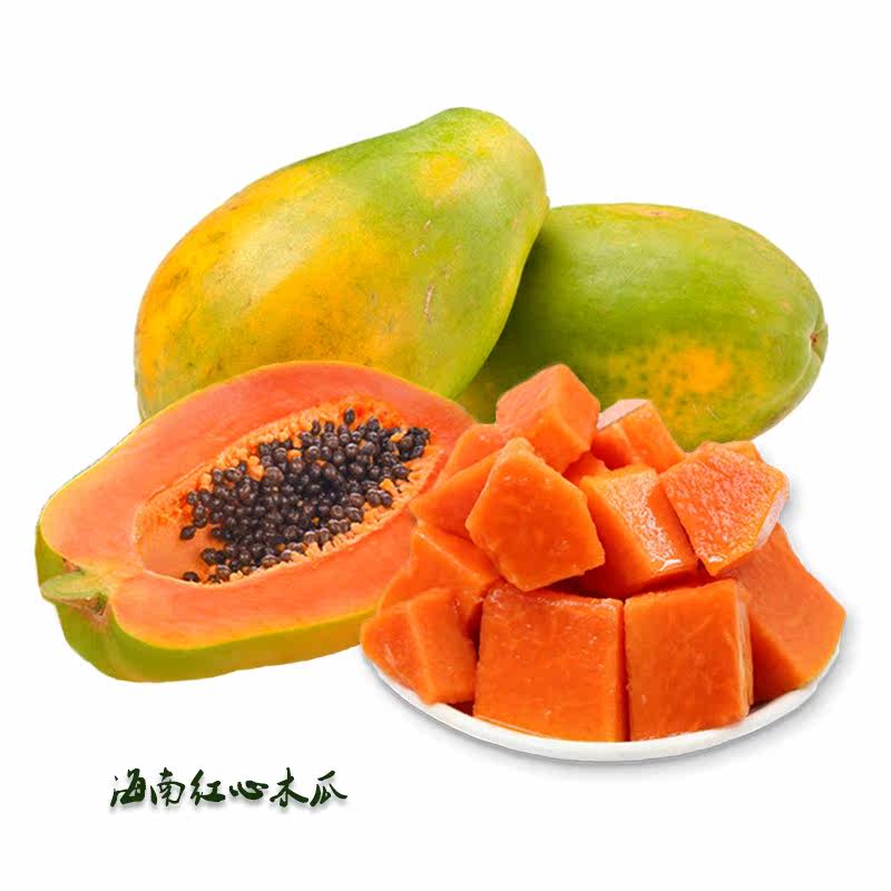 热销海南冰糖红心木瓜新鲜8斤包邮