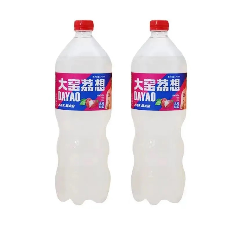 大窑汽水嘉宾橙诺荔想1314ml*2瓶网红果味饮料荔枝橙汁大包装汽水