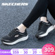 Skechers斯凯奇女鞋专业跑步鞋官方旗舰店网面透气厚底缓震运动鞋