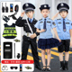 儿童警服夏季小学生警察服角色扮演警辅服幼儿园演出公安交警服装