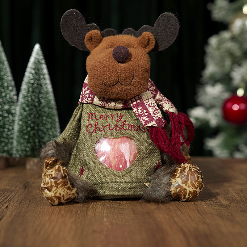 圣诞节儿童小礼品礼物袋平安夜苹果包装袋子圣诞老人礼盒装饰袜子