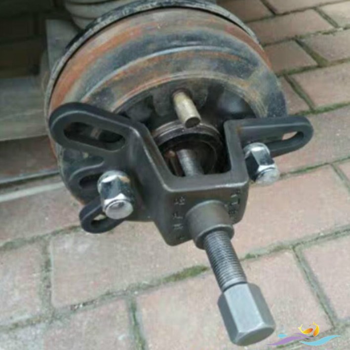 电动三轮车后桥拉马全套刹车轮毂锅鼓维修拆卸拉玛刹车锅拆卸工具