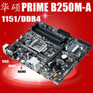 Asus/华硕PRIME B250M-A台式机1151 VGA 保一年DDR4 B250 B250M