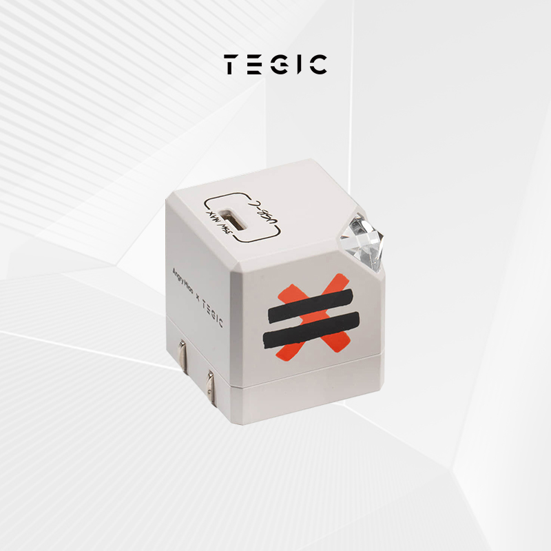 TEGIC × Angry Miao 赛博35W 锆石氛围灯氮化镓快充头 适用于iPhone平板安卓电脑支持快充 特极客