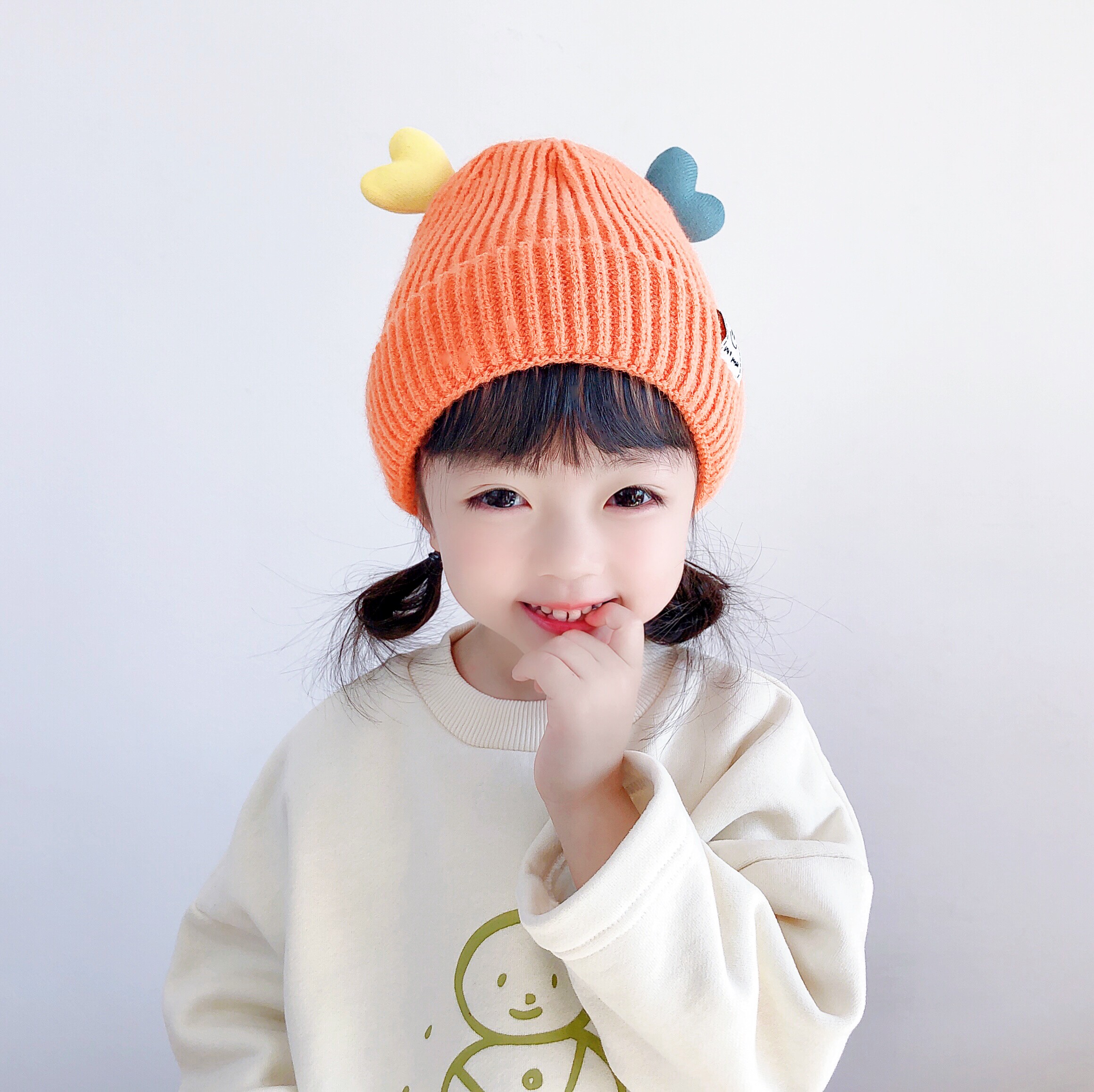 婴儿帽子儿童女宝宝可爱秋冬2020年冬季婴幼儿男童护耳帽春秋超萌