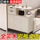 实木鞋柜玄关柜一体家用门口入门户客厅轻奢隔断奶油风岩板收纳柜
