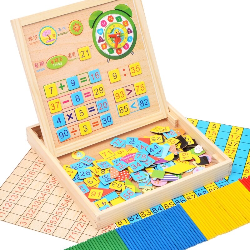 数字数数教具提高数感一年级认知幼儿园百数磁性数学学习板